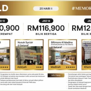 PAKEJ HAJI GOLD - BEREMPAT