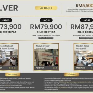 PAKEJ HAJI SILVER - BEREMPAT